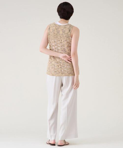 martinique(マルティニーク)の「ストレートパンツ(その他パンツ・レディース・ライトベージュ/ブラック/ブルー・1/2)」の16枚目の写真