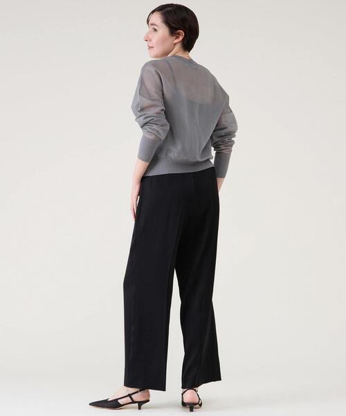 martinique(マルティニーク)の「ストレートパンツ(その他パンツ・レディース・ライトベージュ/ブラック/ブルー・1/2)」の21枚目の写真