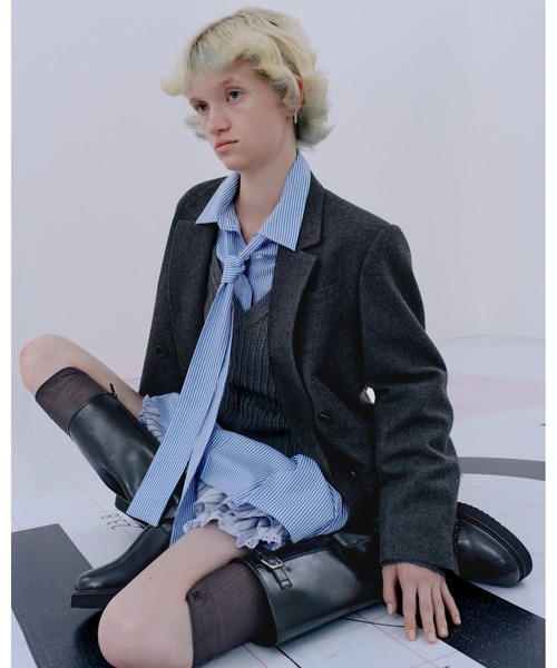 SNIDEL(スナイデル)の「バリエライダースブーツ(ブーツ・レディース・ダークブラウン/ブラック・S/M/L)」の12枚目の写真