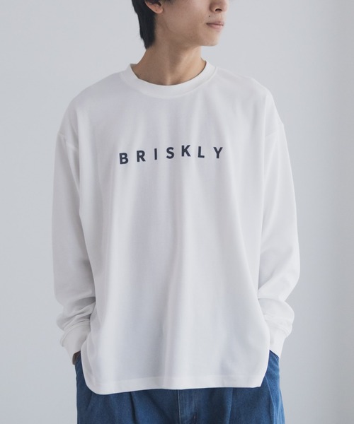 セール】NAVY タフラクプリント長袖Tシャツ【UVカット ドライ 接触冷感