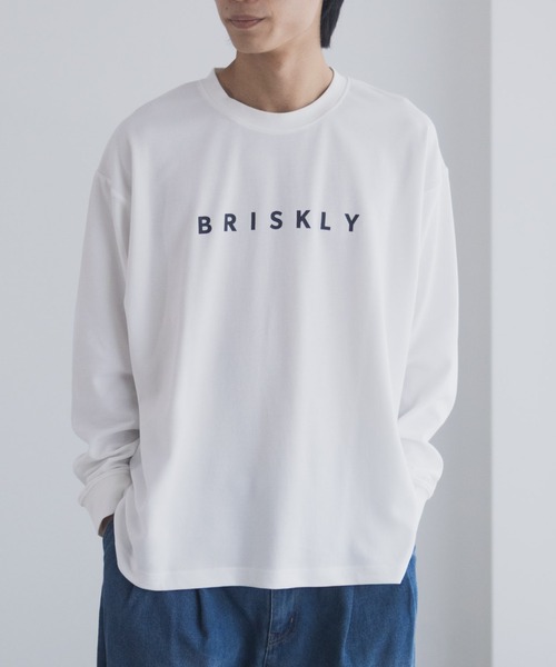 NAVY(ネイビー)の「NAVY タフラクプリント長袖Tシャツ【UVカット ドライ 接触冷感】(Tシャツ/カットソー・メンズ・ブラック/ライトグレー/ブルー/オフホワイト・XL/L/M/S)」の7枚目の写真