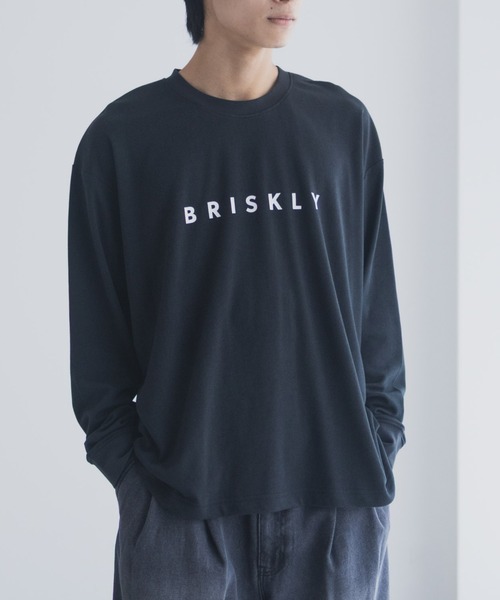 NAVY(ネイビー)の「NAVY タフラクプリント長袖Tシャツ【UVカット ドライ 接触冷感】(Tシャツ/カットソー・メンズ・ブラック/ライトグレー/ブルー/オフホワイト・XL/L/M/S)」の12枚目の写真
