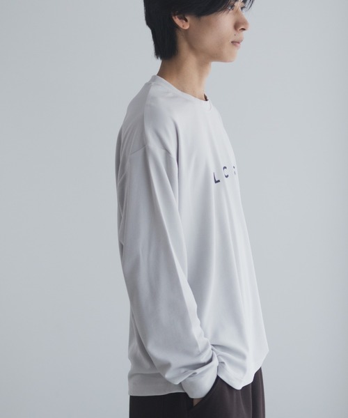 NAVY(ネイビー)の「NAVY タフラクプリント長袖Tシャツ【UVカット ドライ 接触冷感】(Tシャツ/カットソー・メンズ・ブラック/ライトグレー/ブルー/オフホワイト・XL/L/M/S)」の17枚目の写真