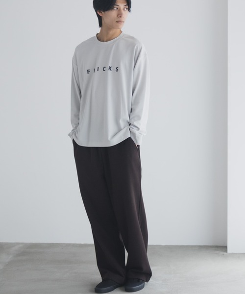 NAVY(ネイビー)の「NAVY タフラクプリント長袖Tシャツ【UVカット ドライ 接触冷感】(Tシャツ/カットソー・メンズ・ブラック/ライトグレー/ブルー/オフホワイト・XL/L/M/S)」の15枚目の写真