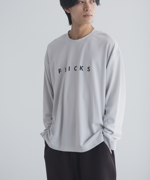 NAVY(ネイビー)の「NAVY タフラクプリント長袖Tシャツ【UVカット ドライ 接触冷感】(Tシャツ/カットソー・メンズ・ブラック/ライトグレー/ブルー/オフホワイト・XL/L/M/S)」の16枚目の写真