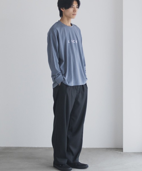NAVY(ネイビー)の「NAVY タフラクプリント長袖Tシャツ【UVカット ドライ 接触冷感】(Tシャツ/カットソー・メンズ・ブラック/ライトグレー/ブルー/オフホワイト・XL/L/M/S)」の19枚目の写真