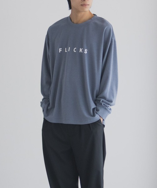 NAVY(ネイビー)の「NAVY タフラクプリント長袖Tシャツ【UVカット ドライ 接触冷感】(Tシャツ/カットソー・メンズ・ブラック/ライトグレー/ブルー/オフホワイト・XL/L/M/S)」の20枚目の写真