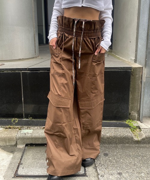 セール】チェックレイヤードワイドパンツ（その他パンツ）｜ROGER AND