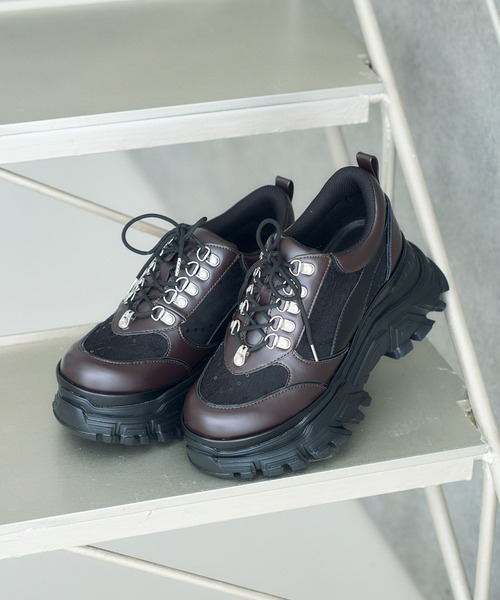 HARE(ハレ)の「ラメメッシュスニーカー(HARE)(スニーカー・レディース・シルバー/ブラック/ブラウン・MEDIUM/LARGE)」の2枚目の写真