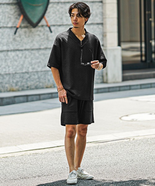 SOMEDIFF(サムディフ)の「リラックスハーフパンツ メンズ ショートパンツ 半ズボン ショーツ 春服(その他パンツ・メンズ・ホワイト/ブラック・XL/L/M)」の8枚目の写真