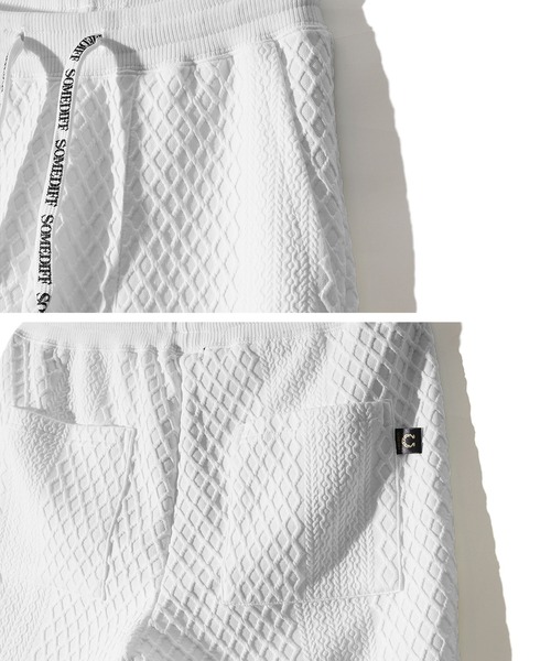 SOMEDIFF(サムディフ)の「リラックスハーフパンツ メンズ ショートパンツ 半ズボン ショーツ 春服(その他パンツ・メンズ・ホワイト/ブラック・XL/L/M)」の10枚目の写真