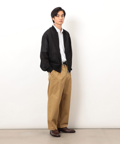 COMME CA ISM（コムサイズム）の「コットンストレッチツイル チノパン（チノパンツ・メンズ・ベージュ・SMALL/MEDIUM/LARGE）」の2枚目の写真