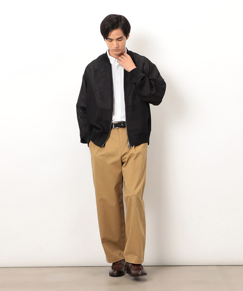 COMME CA ISM（コムサイズム）の「コットンストレッチツイル チノパン（チノパンツ・メンズ・ベージュ・SMALL/MEDIUM/LARGE）」の3枚目の写真