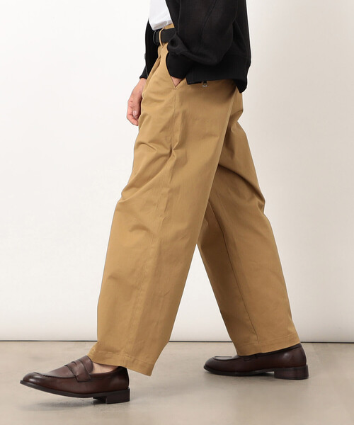 COMME CA ISM（コムサイズム）の「コットンストレッチツイル チノパン（チノパンツ・メンズ・ベージュ・SMALL/MEDIUM/LARGE）」の5枚目の写真