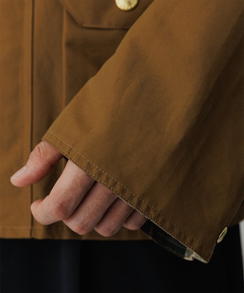 Barbour(バブアー)の「《別注》【Barbour/バブアー】4POCKET SHORT BLOUSON(ブルゾン・メンズ・ブラック/キャメル・36/38/40/42)」の16枚目の写真