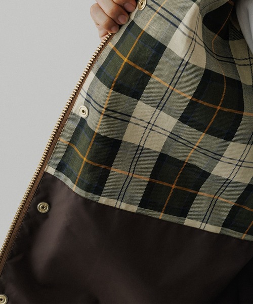 Barbour(バブアー)の「《別注》【Barbour/バブアー】4POCKET SHORT BLOUSON(ブルゾン・メンズ・ブラック/キャメル・36/38/40/42)」の17枚目の写真