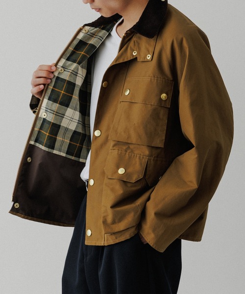 Barbour(バブアー)の「《別注》【Barbour/バブアー】4POCKET SHORT BLOUSON(ブルゾン・メンズ・ブラック/キャメル・36/38/40/42)」の22枚目の写真