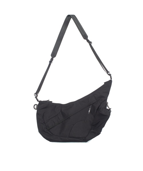 F/CE ブラック ミニショルダーバッグ F/CE. TEXTURED TWILL HORN MINI SHOULDER BAG / エフシーイー