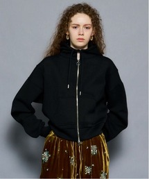 MAISON SPECIAL ネイビー フード付きジップアップパーカー UNISEX》Prime-Over Sweat Zip Hoodie/プライムオーバー