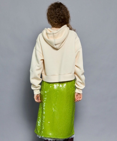 MAISON SPECIAL(メゾンスペシャル)の「Cardboard Hoodie/ダンボールフーディ(パーカー・レディース・ブラック/オフホワイト/ピンク・FREE)」の9枚目の写真