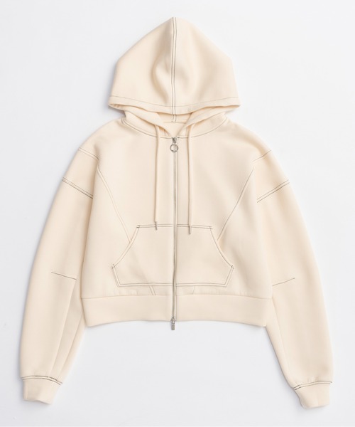 MAISON SPECIAL(メゾンスペシャル)の「Cardboard Hoodie/ダンボールフーディ(パーカー・レディース・ブラック/オフホワイト/ピンク・FREE)」の11枚目の写真