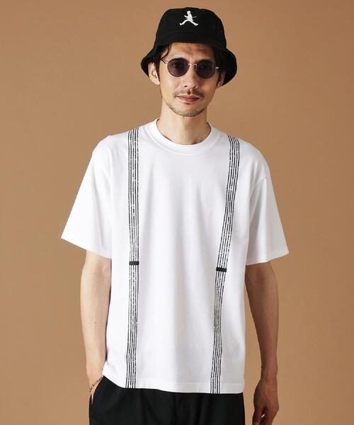 サスペンダートロンプロイユ半袖Tシャツ（Tシャツ/カットソー