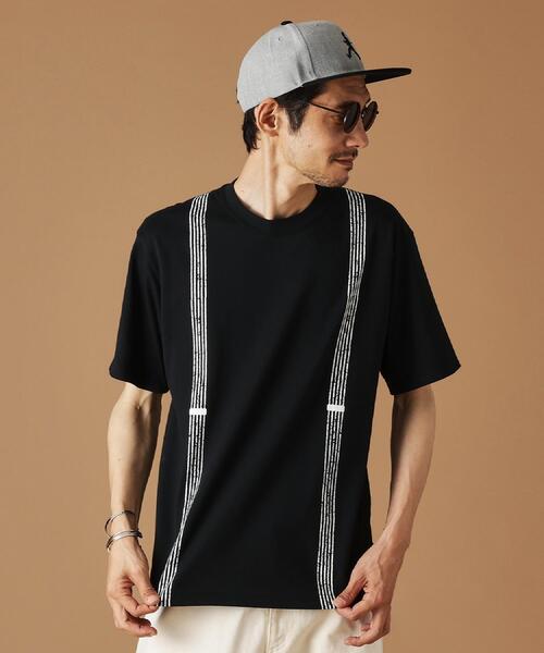 サスペンダートロンプロイユ半袖Tシャツ（Tシャツ/カットソー