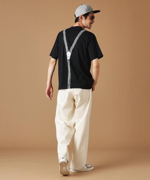 サスペンダートロンプロイユ半袖Tシャツ（Tシャツ/カットソー