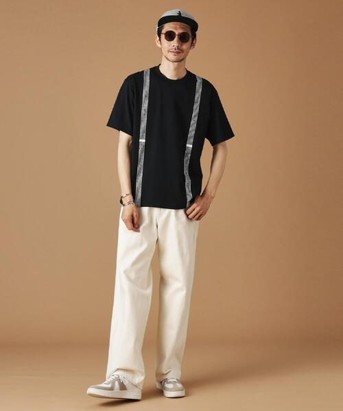 サスペンダートロンプロイユ半袖Tシャツ（Tシャツ/カットソー