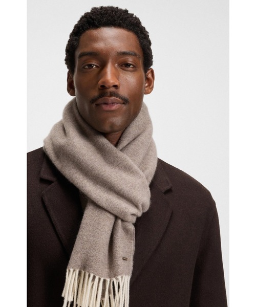 セール】ダブルフェース カシミア マフラー（マフラー）｜BOSS（ボス