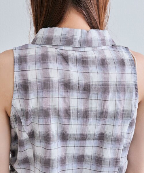 OLIVE des OLIVE（オリーブデオリーブ）の「【着回し自由なSETアイテム！】ノースリシャツ×ニットカーデセット（カーディガン/ボレロ・レディース・ブラック/ブラウン/トップグレー・FREE）」の19枚目の写真