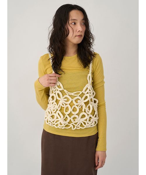 美品　かぎ針ハンドニットビスチェ セール】かぎ針ハンドニットビスチェ（その他トップス）｜emmi（エミ