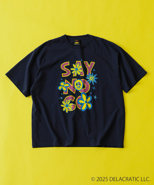 JOURNAL STANDARD relume（ジャーナルスタンダード　レリューム）の「De La Soul / デ・ラ・ソウル 別注 プリントTシャツ（Tシャツ/カットソー・メンズ・ブラック/ホワイト系その他/ネイビー/ブラックミックス・MEDIUM/LARGE）」の4枚目の写真