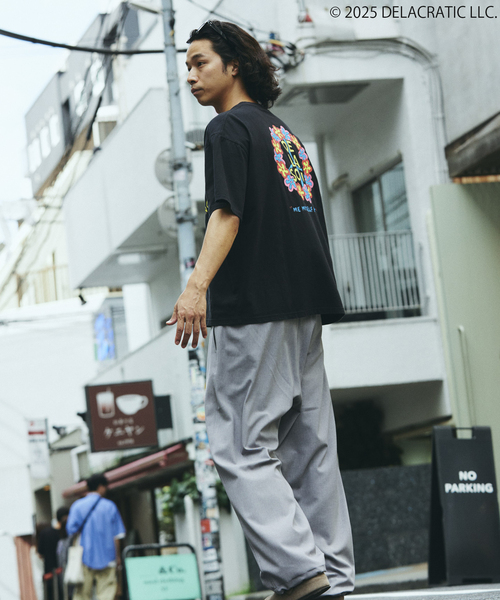 JOURNAL STANDARD relume（ジャーナルスタンダード　レリューム）の「De La Soul / デ・ラ・ソウル 別注 プリントTシャツ（Tシャツ/カットソー・メンズ・ブラック/ホワイト系その他/ネイビー/ブラックミックス・MEDIUM/LARGE）」の11枚目の写真