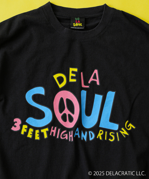 JOURNAL STANDARD relume（ジャーナルスタンダード　レリューム）の「De La Soul / デ・ラ・ソウル 別注 プリントTシャツ（Tシャツ/カットソー・メンズ・ブラック/ホワイト系その他/ネイビー/ブラックミックス・MEDIUM/LARGE）」の20枚目の写真
