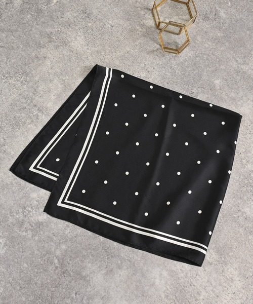 Honeys（ハニーズ）の「スカーフ（バンダナ/スカーフ・レディース・その他4/その他3/その他5/その他1/その他2/ブラック系その他/サックスブルー系/ホワイト系その他/ピンク系その他・FREE）」の3枚目の写真