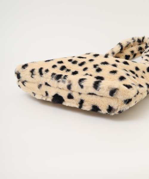 ダルメシアン セール】ダルメシアン柄フェイクファートートバッグ（トート