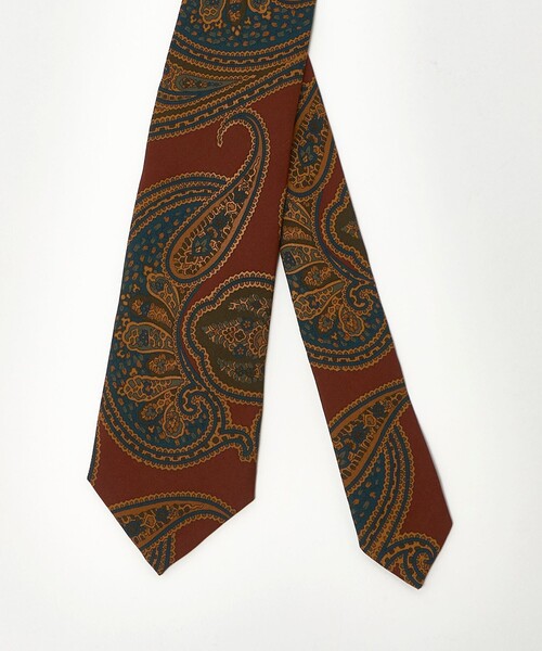 セール】＜HOLLIDAY＆BROWN＞ビッグ ペイズリー ネクタイ（ネクタイ