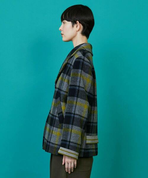 FRAPBOIS（フラボア）の「ライトピーコート（ピーコート・レディース・ネイビー/グレー・1/2）」の20枚目の写真