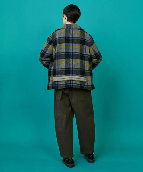 FRAPBOIS（フラボア）の「ライトピーコート（ピーコート・レディース・ネイビー/グレー・1/2）」の9枚目の写真