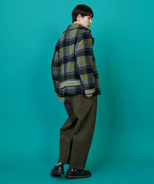 FRAPBOIS（フラボア）の「ライトピーコート（ピーコート・レディース・ネイビー/グレー・1/2）」の10枚目の写真