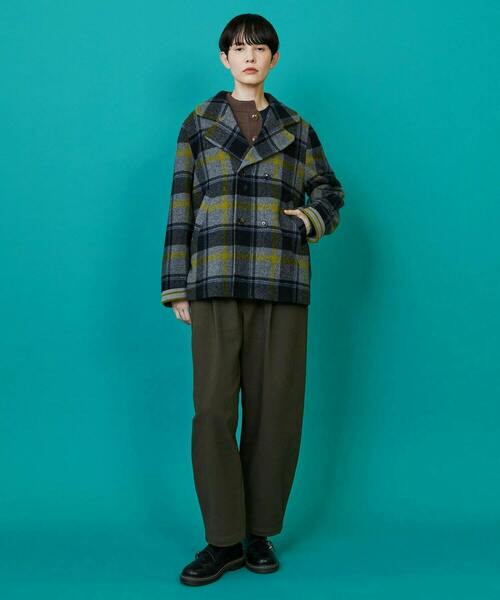 FRAPBOIS（フラボア）の「ライトピーコート（ピーコート・レディース・ネイビー/グレー・1/2）」の12枚目の写真