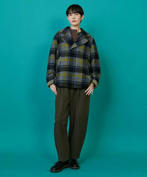 FRAPBOIS（フラボア）の「ライトピーコート（ピーコート・レディース・ネイビー/グレー・1/2）」の13枚目の写真