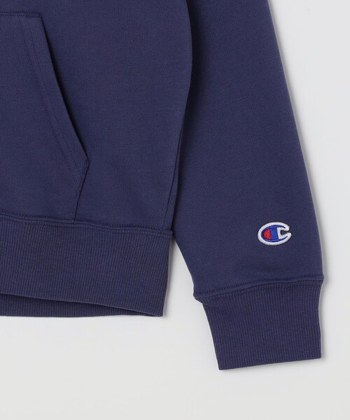 Champion（チャンピオン）の「Champion: ワンポイント ロゴ スウェット ジップ ブルゾン<KIDS>（ブルゾン・キッズ・ダークグレー/ロイヤルブルー/ナチュラル・130/140/110/150）」の7枚目の写真