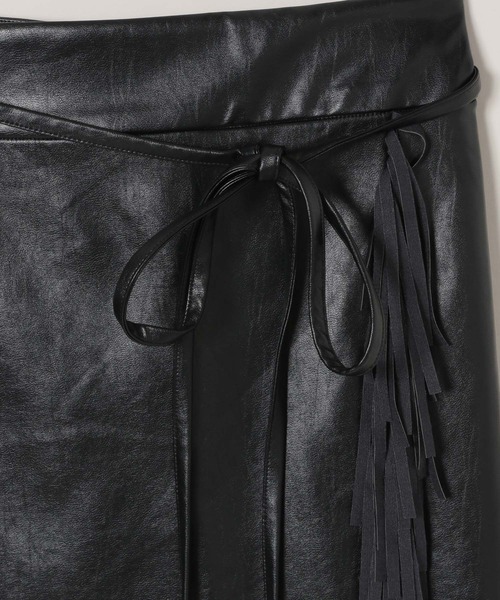 JEANASIS（ジーナシス）の「フリンジツキマキベルト/591524（ベルト・レディース・ブラック/グレー・FREE）」の5枚目の写真