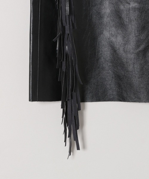 JEANASIS（ジーナシス）の「フリンジツキマキベルト/591524（ベルト・レディース・ブラック/グレー・FREE）」の8枚目の写真