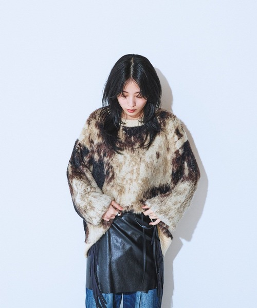 JEANASIS（ジーナシス）の「フリンジツキマキベルト/591524（ベルト・レディース・ブラック/グレー・FREE）」の14枚目の写真