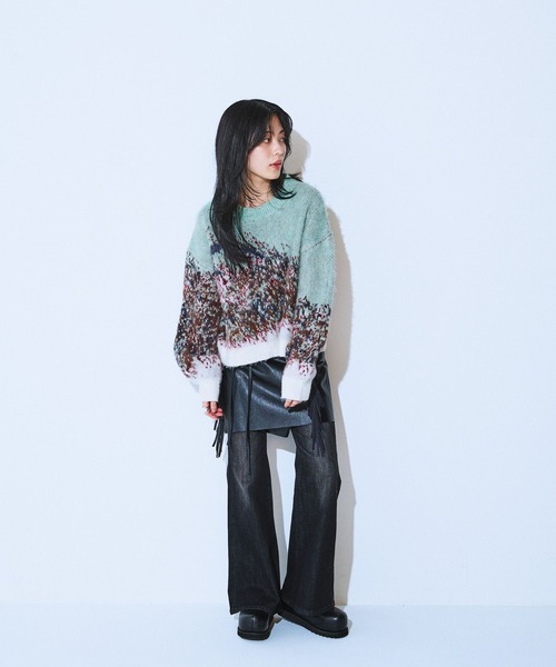 JEANASIS（ジーナシス）の「フリンジツキマキベルト/591524（ベルト・レディース・ブラック/グレー・FREE）」の16枚目の写真