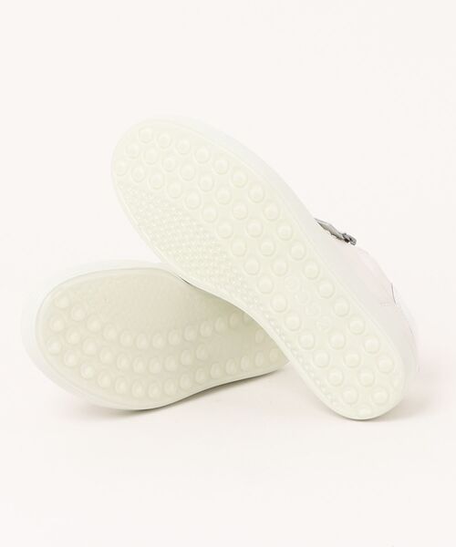 ECCO（エコー）の「快適フィット SOFT 7 サイドジップスニーカー しなやか上質カウレザー 本革（スニーカー・レディース・ホワイト・37/38/39/36/35/40）」の3枚目の写真