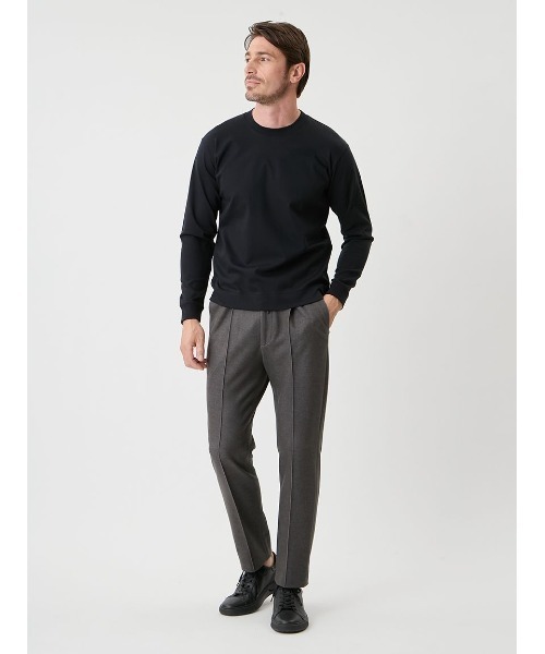 AOURE(アウール)の「PABLO LS クルーネック(Tシャツ/カットソー・メンズ・ブラック/ホワイト・SMALL/MEDIUM/LARGE/X-LARGE)」の8枚目の写真